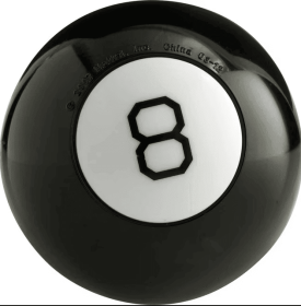 Magic 8 Ball Kids Toy, Novelty Fortune Teller Gag Gift, Ask a Question & Turn Over for Answer