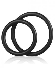 C &amp; B Gear Silicone Cock Ring Set Black