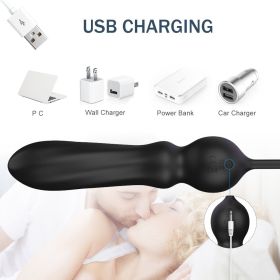 Portable Butt Anal Plug Multi Vibration Patterns Cock Ring Penis Ring Male Sex Adult Toys for Men Women Couples Solo Play Anal Vibrator Prostate